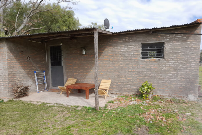 Parrilla y fogón en el exterior